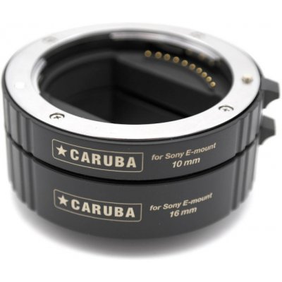 CARUBA medzikrúžky set 10/16 mm pre Sony E