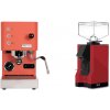 Profitec GO, red + Eureka Mignon Silenzio, BL ferrari red