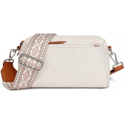 Miss Lulu Ethnic vodeodolná crossbody taška béžová