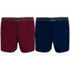 Pánske boxerky 2 pack UM0UM02188 - 0SD - Modrá, bordo - Tommy Hilfiger Veľkosť: M, Farby: modro-červená