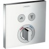 Hansgrohe ShowerSelect - Batéria pod omietku pre 2 spotrebiče, chróm 15768000