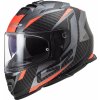 Integrálna prilba na motocykel LS2 FF800 Storm Racer titánovo-fluo oranžová Veľkosť: 3XL