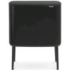 Brabantia Bo Touch Odpadkový kôš na triedený odpad 3 x 11 L matná čierna / 54 x 68 x 31.2 cm (31 60 67)