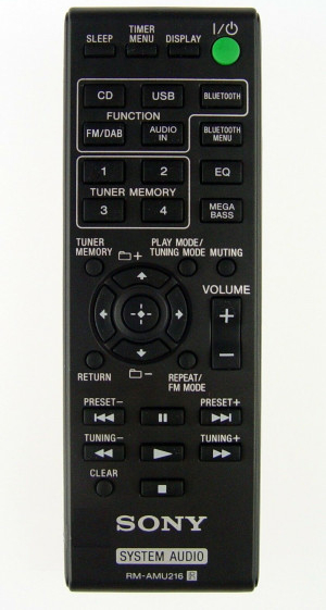 Diaľkový ovládač Sony RM-AMU216