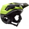 FOX cyklistická prilba Dropframe helmet 2025, neon žltá, L
