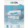 HEYDA Blok farebných papierov A4 modrý mix 20 listov