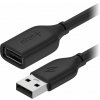 AlzaPower Core USB-A (M) to USB-A (F) 2.0, 1.5 m čierny APW-CBAMAF215B