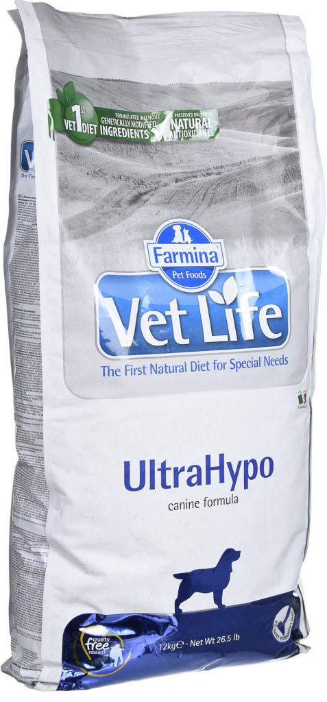 Vet life корм для собак купить. Farmina ULTRAHYPO корм для собак. Vet Life ULTRAHYPO для собак. Фармина ультрагипо для собак. Farmina vet Life ULTRAHYPO для собак.