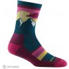 Darn Tough Sunset Ledge Micro Crew Lightweight with Cushion dámske ponožky, dark teal L