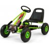 Detská šliapacia motokára Go-kart Milly Mally Thor zelená