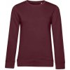 B&C | Inspire Crew Neck /women, Dámska mikina, červená burgundy, L