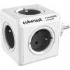 Cubenest - PowerCube, 0.1m, ORIGINAL USB, šedá, POWERCUBE, 5x zásuvka