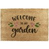 Rohožka z kokosového vlákna 60x90 cm Welcome to My Garden – Artsy Doormats