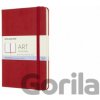 Moleskine Skicár M červený tvrdé dosky