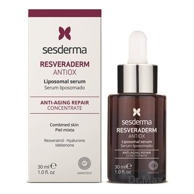 Sesderma Resveraderm antioxidačné sérum pre obnovu povrchu pleti Stem Cells of Eryngium Maritimum Vitis Vinifera Extract 30 ml