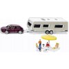 SIKU Auto s karavanom 2542