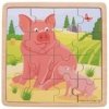 Bigjigs Toys puzzle - Prasiatko so prasiatkom