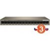 Tenda TEG1016M - 16-port Gigabit Ethernet Switch, 10/100/1000 Mbps, Fanless, Kov