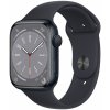 Apple Watch Series 8 GPS 45mm Midnight Sport Band, MNUL3LL/A