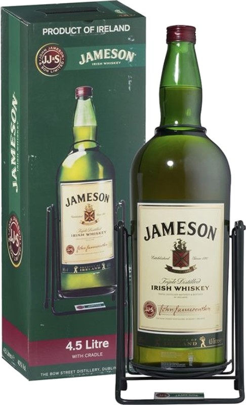 Jameson 40% 4,5 l (kartón)