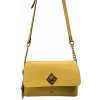 Dámska kožená crossbody kabelka Bagger - malá, elegantná , žltá 0180