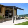 LANIT PLAST, s.r.o. hliníková pergola LANITPLAST WALL 33 antracit + bronz PC LG2120