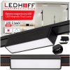 Lineárna LED lampa reflektor pre magnetickú lištu 6W ČIERNA 4000K svietidlo