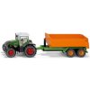 SIKU Farmer - traktor Fendt s vyklápacím prívesom, 1:50