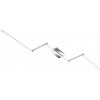 Briloner Briloner 3501-018 - LED Prisadený luster STAFF 5xLED/4,8W/230V matný chróm BL1205 + záruka 3 roky zadarmo + záruka 3 roky zadarmo