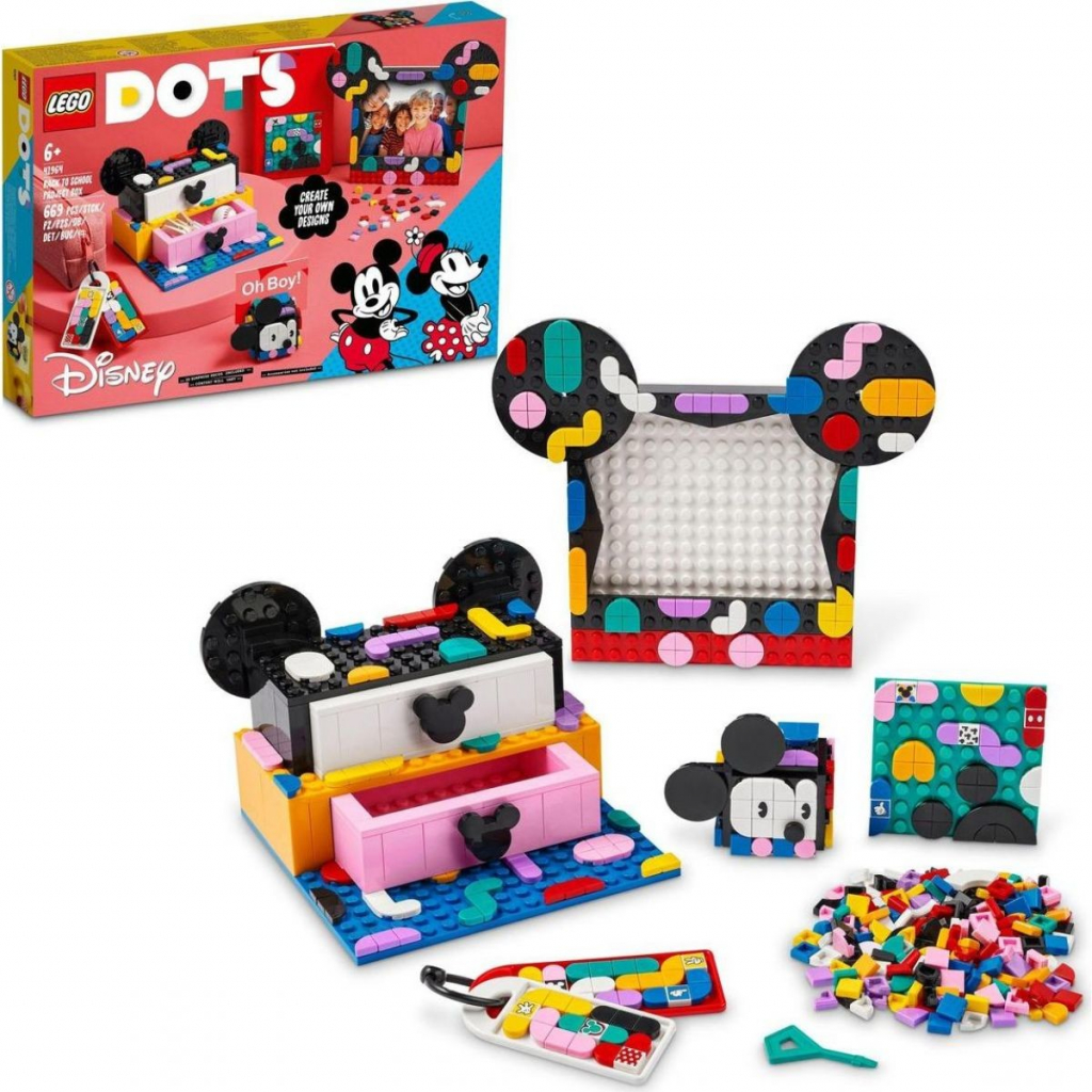 LEGO® DOTS™ 41964 Školní boxík Myšák Mickey a Myška Minnie