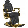 Barberské kreslo Gabbiano čierne