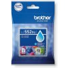BROTHER LC-552-XL - originálna cartridge, azúrová, 1500 strán