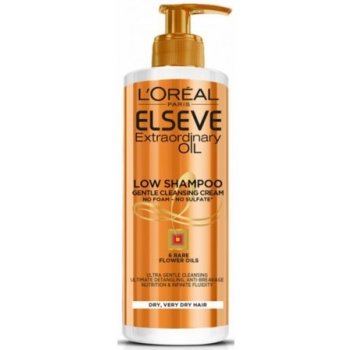 L'Oréal Elseve Extraordinary Oil Low Shampoo krém na umývanie pre veľmi suché  vlasy 400 ml od 5,9 € - Heureka.sk