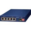 PLANET Technology Planet BSP-115HP-5A Hybridní PoE solární switch, 5x 1Gb, 1x SFP, 1x PoE++ 802.3bt, 2x 802.3at, 2x at/pasivní, -20~65°C BSP-115HP-5A