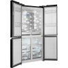 Chladnička Concept LA8383bc Multidoor Quattro čierne sklo