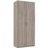 NABBI Preveza dvojdverová šatníková skriňa dub sonoma 32807 90 cm