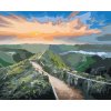 ZUTY Maľovanie podľa čísel - HORSKÁ KRAJINA S TURISTICKÝM CHODNÍKOM Rámovanie: bez rámu a bez vypnutia plátna, Rozmer: 40x50 cm
