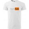 Sablio Tričko s potlačou Gymhub - biele M