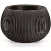 Prosperplast Kvetináč Beton Bowl 18 cm čierny