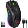 Bezdrôtová dobíjacia herná myš 2400 DPI USB Dunmoon 19495