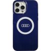 Audi Pouzdro Audi IML Big Logo MagSafe pro iPhone 13 Pro Max 6.7 modré/tmavomodré, pevné pouzdro AU-IMLMIP13PM-Q5/D2-BE