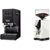 Gaggia Classic E24, black + Eureka Mignon Silenzio 55, CR white