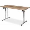 Kovo Malow Skladací konferenčný stôl FOLD 160x80cm dub sonoma