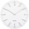 Hodiny Karlsson Detailed - biele KA5782WH, priemer 30cm