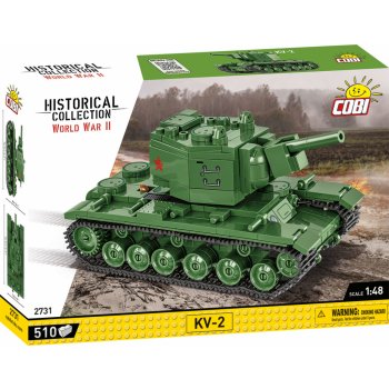 COBI 2731 World War II Ruský ťažký tank Kliment Voroshilov KV-2 2731 1:48