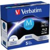 Verbatim Blu-ray M-DISC BD-R 100GB 4x Printable jewel box, 5ks/pack 43834