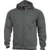 Pentagon LEONIDAS 2.0 taktická mikina s kapucňou - WOLF GREY / ŠEDÁ (Sivá klokanka v taktickom strihu od Pentagonu zahreje a perfektne sadne na postavu)