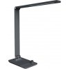 Stolová lampa Master LED s bezdrôtovou nabíjačkou Sivá