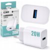 Nabíjačka cube fast usb-a biela sieťová 20W pre telefón