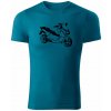 T-ričko BMW C-Evolution pánske tričko Farba trička: Petrolejová Modrá, Veľkosť: 4XL